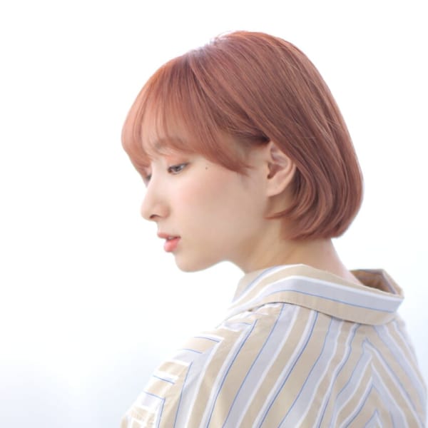 韓国風ボブ　タンバルモリ　タッセルボブ　前髪　小顔　くびれ