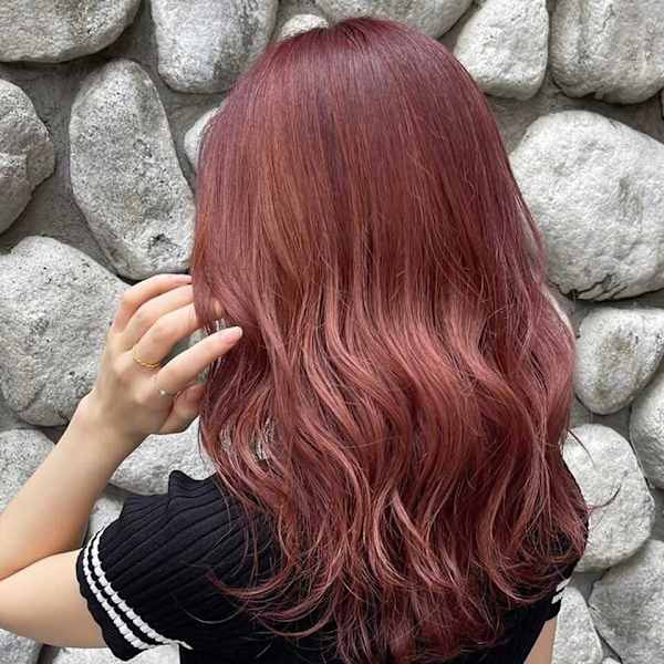 ブリーチオンカラー/カッパーレッド