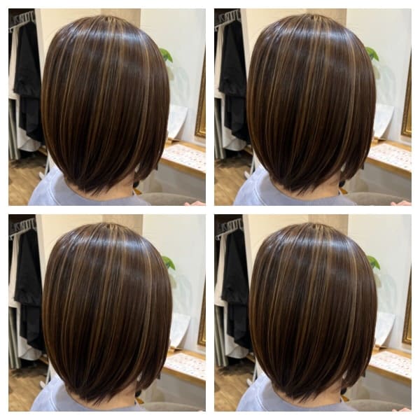 20代30代40代✖️ハイライト✖️大人ボブ