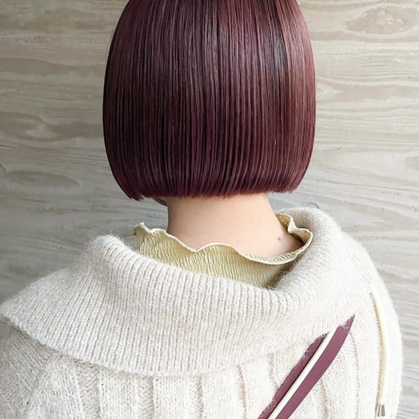 【Des.Art天神赤坂】30代40代ミニボブ/切りっぱなし