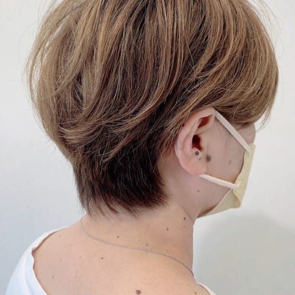 大人女性に似合うハンサムショート|shumore feerique