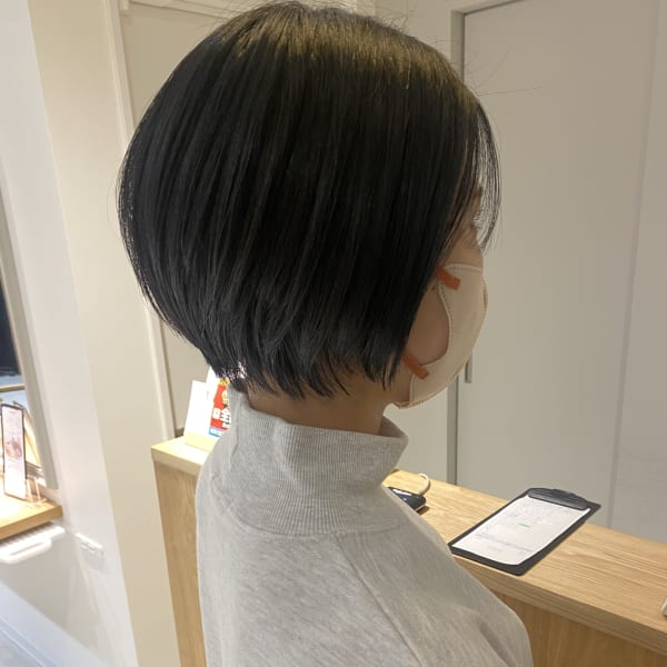 丸みショートボブ