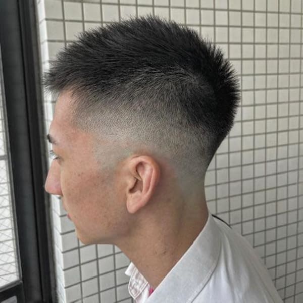 スキンフェードxベリーショート<理容室><フェード><広尾>