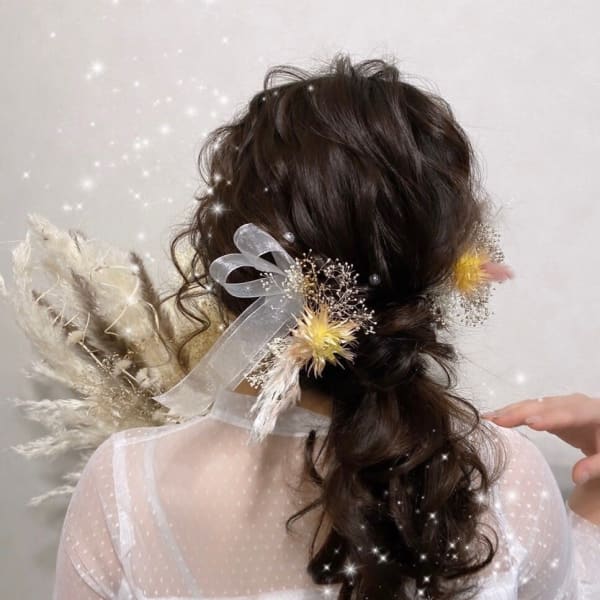 下めのポニーテール♪