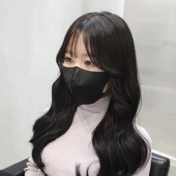 《韓国ヘア》エギョモリ×ダークカラー