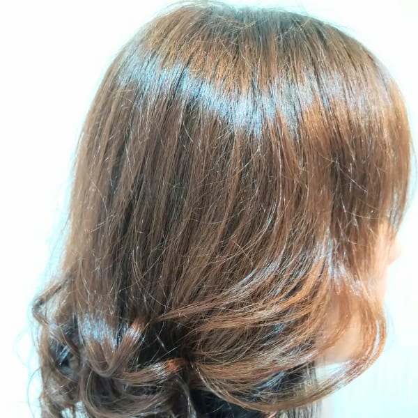 重めのレイヤースタイル