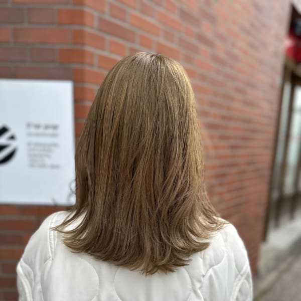 ブリーチ_サンドベージュ|117hair garage