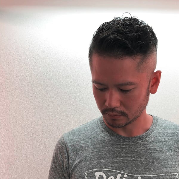 七三フェードカット＜田町＞