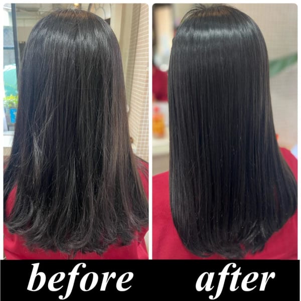 【美髪整形】異次元の最新髪質改善☆シルク酸性ストレート