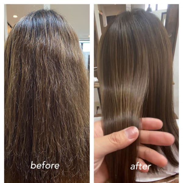 艶髪　髪質改善究極の縮毛矯正