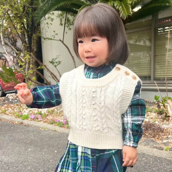 キッズカット ぱっつんボブ ミニボブ 女の子