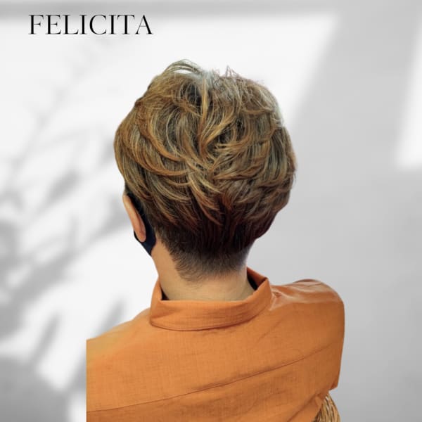 ツーブロック×オシャレパーマ