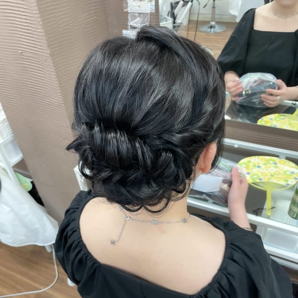 カジュアルヘアセット