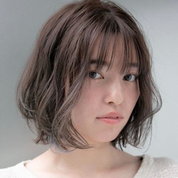 ブリーチなし透明感カラー【スレートブルー】