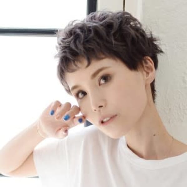 外国人風×パンクベリーショート