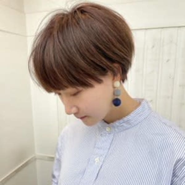 小顔ショート/ワイドバング/マッシュ