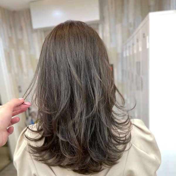 大人可愛い20代30代40代/小顔/カール/ショコラベージュ