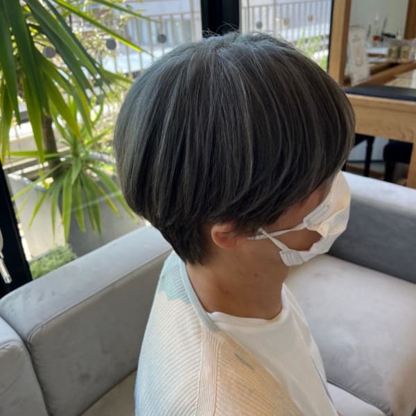 白髪を活かすカラー/白髪ぼかし/50代/60代