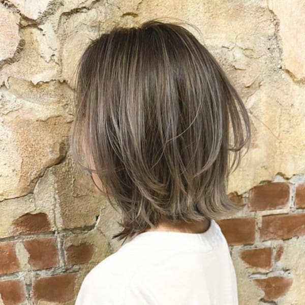 【151e_戸塚】*くびれボブ+ハイライトミントグレージュ*