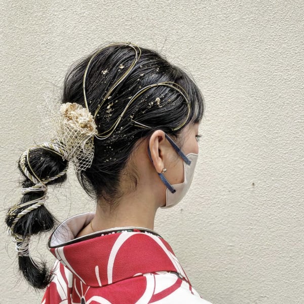 卒業式ヘアアレンジ