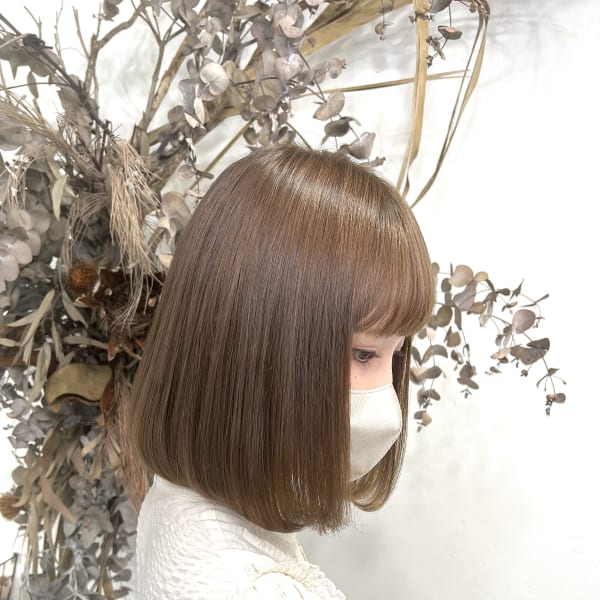 切りっぱなしボブ