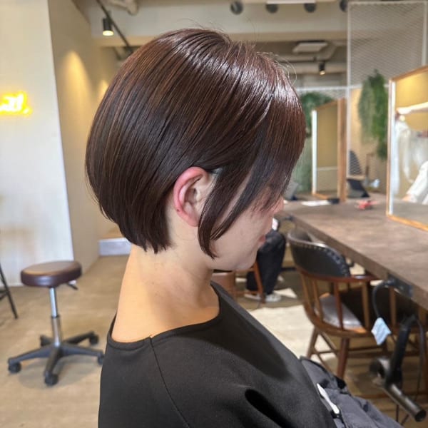 【Heath】大人ショート ピンクブラウン