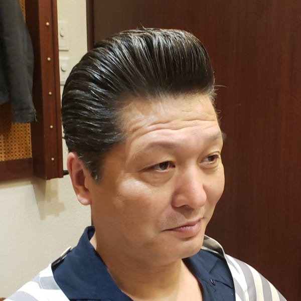 オールバックスタイル