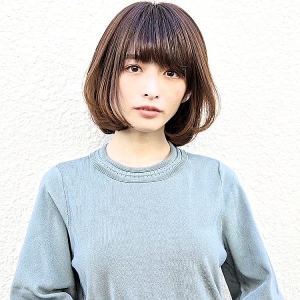 大人向けボブスタイル