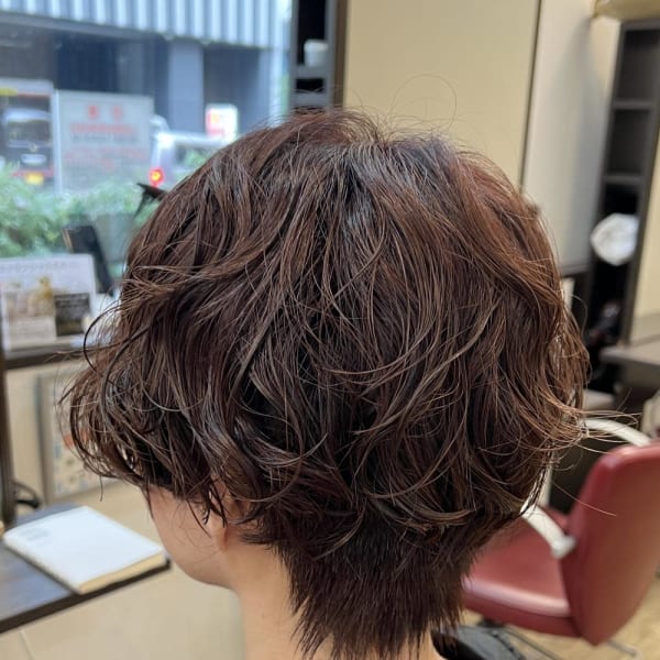 ハンサムショートのパーマスタイル【sonata 北千住】