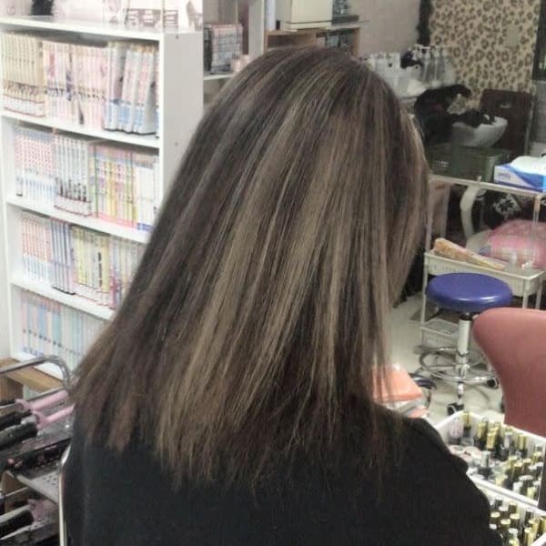 ハイライトと白髪染め