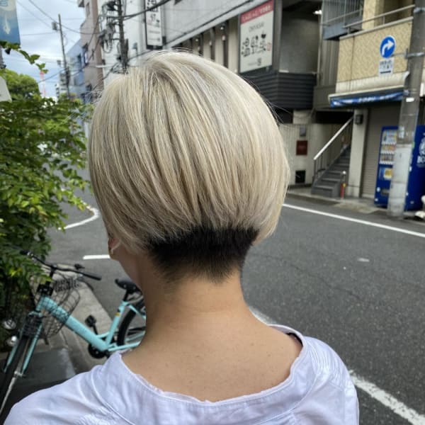 30代40代白髪ぼかしカラーハイトーンカラー