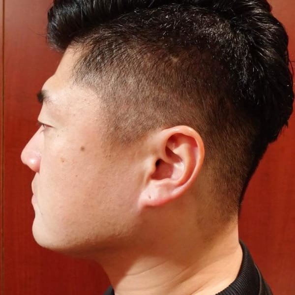 大人しめフェード＆パーマ|ヘアーモードキクチ 三越前店