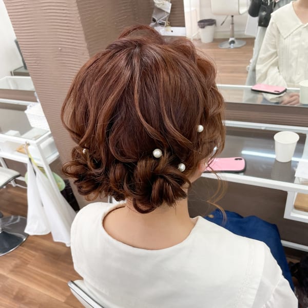 お団子ツインアレンジ