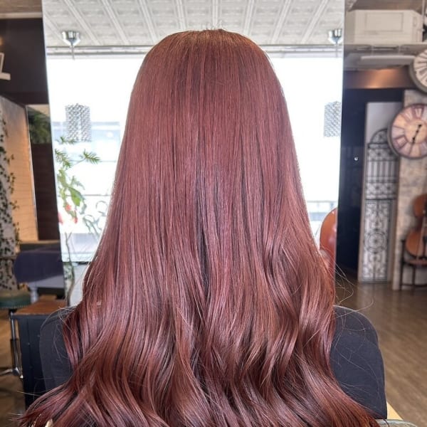 【ブリーチなし】ラベンダーピンク