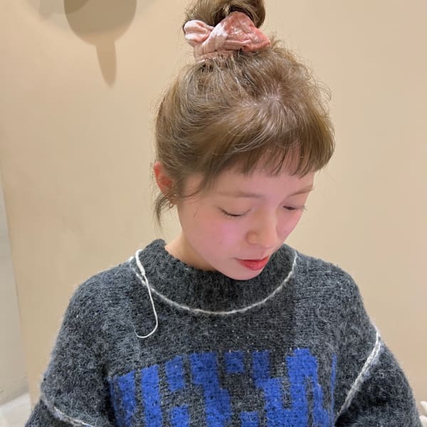 【近藤真帆】ブリーチなし◎brown beige