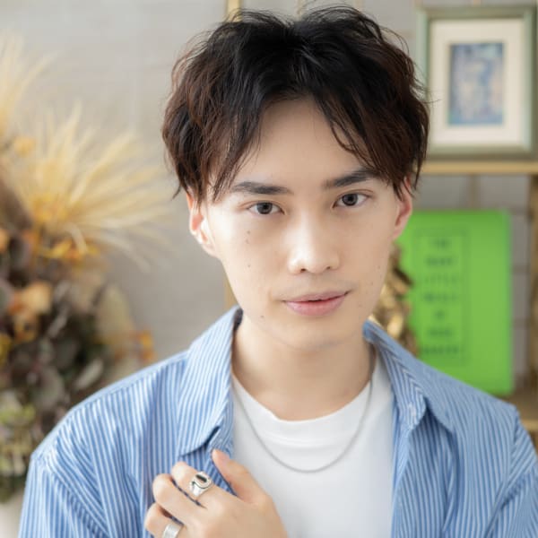 マットブラウンニュアンス感マッシュパーマ　ヘルシースタイル|COVER HAIR bliss 【カバー ヘア ブリス】川口/ららテラス川口東口駅前店