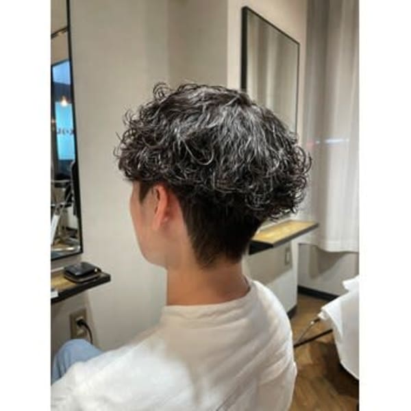 メンズ人気”!無造作パーマスタイル|KHAIR