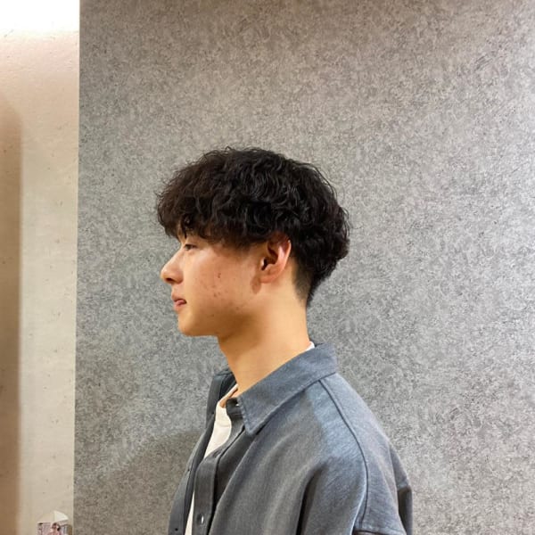 20代30代メンズツイストパーマ束感オシャレ感ショート