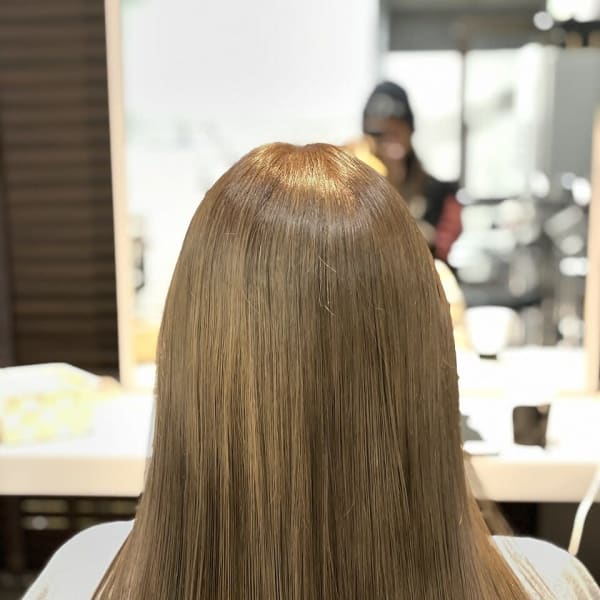 ブリーチ毛対応★酸性ストレート