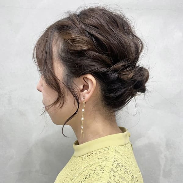 編み込みゆるアレンジ【池袋美容室　uchla】