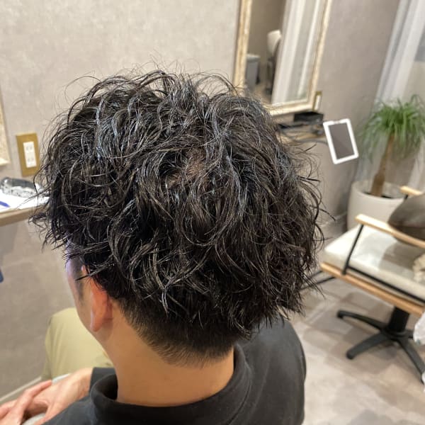 スパイラルパーマ