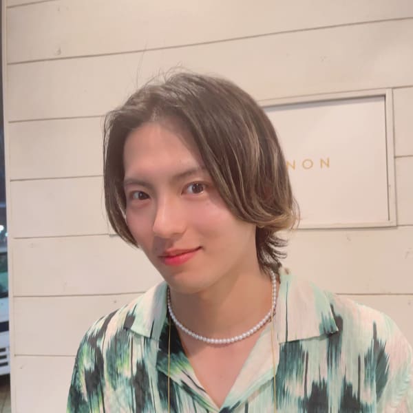 メンズロン毛パーマかき上げセンターパート橋本汰斗青春鉄道