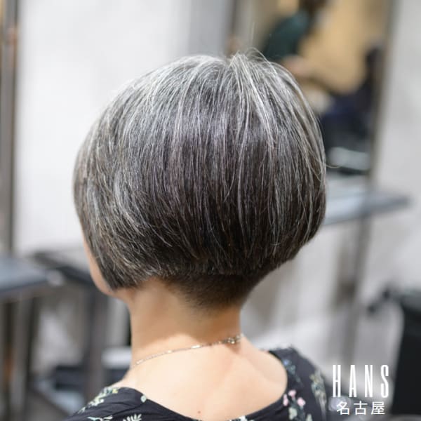 【HANS名古屋伏見】グレイヘアの魅力を最大限にNo.4