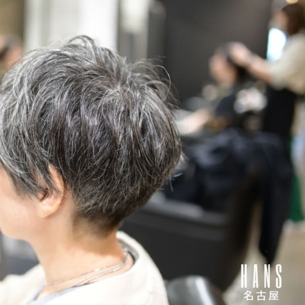 【HANS名古屋伏見】グレイヘアの魅力を最大限にNo.6