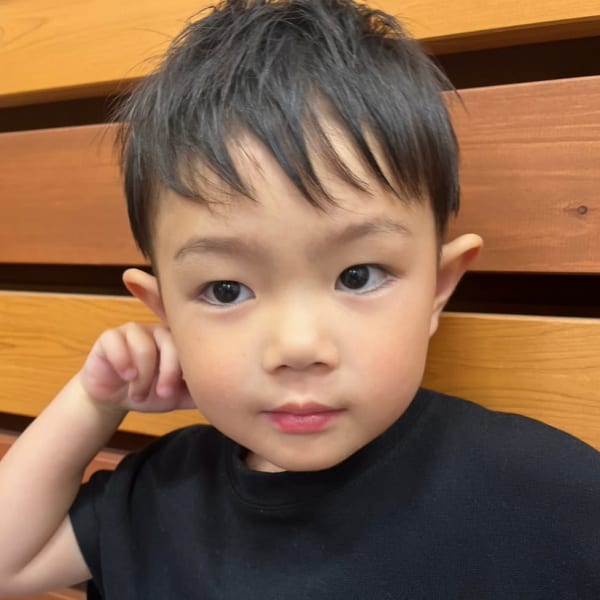 キッズカット　男の子　親子カット