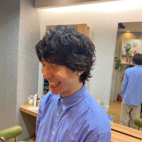 無造作マッシュメンズショート☆デジタルパーマ