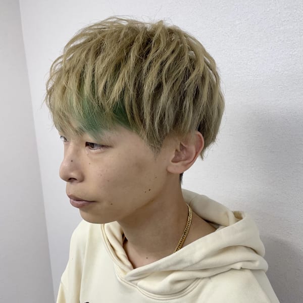 メンズストレートヘア