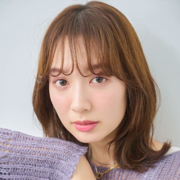 フェミニンココアベージュミディ