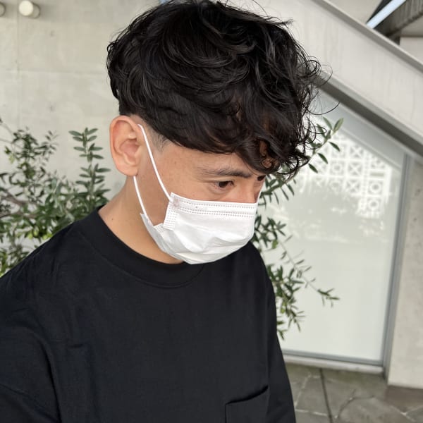 外国人風カーリーパーマ