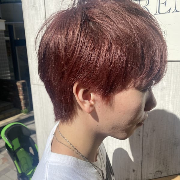 *ワインレッドヘアー*